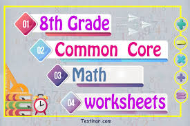 8th Grade Common Core Math Worksheets