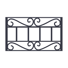 Wrought Iron Balcony Railing Icon