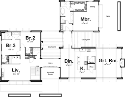 1 Story Modern Mountain House Plan