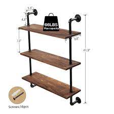 Metal Frame Pipe Shelf