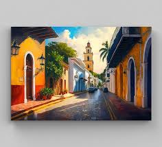 Dominican Republic Oil Painting