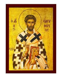 Saint Eleftherios Icon Handmade Greek