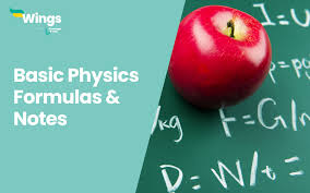 Basic Physics Formulas Notes For