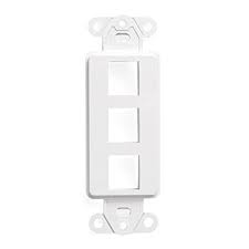 Decora Strap 3 Port Keystone White