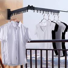 Wall Mounted Clothes Hanging Rack