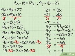 Solve Equations With Variables