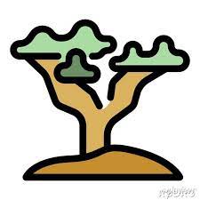 Safari Tree Icon Outline Safari Tree