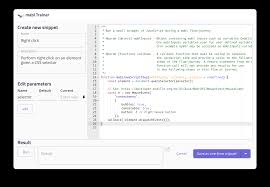 parameterized javascript steps