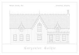 Carpenter Gothic House Plan The