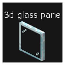 Bedrock Glass Panes 3d Minecraft