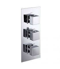 Synergy Triple Concealed Chrome Square