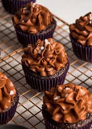 Salted Chocolate Stout Cupcakes With