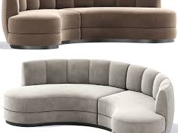 Curved Sofa 3d Models Cgtrader