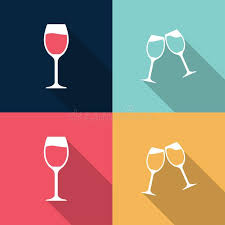 Wine Glass Icon Vector Ilration