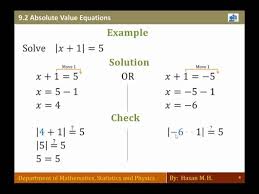 Math 103 Section 9 2 Absolute Value
