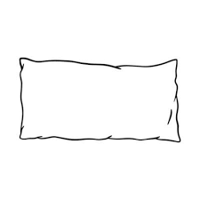 Pillow Outline Vector Art Icons And