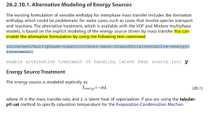 Source Term In Energy Equation