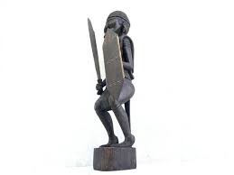 Giant Statue 930mm Dayak Warrior