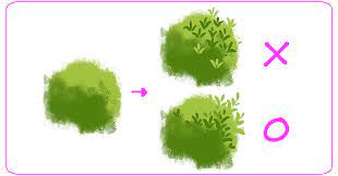 How To Draw Various Foliage With A