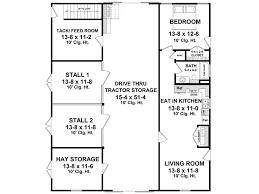 Barn Plans Horse Barn Plan With