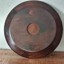 Wooden Wall Plate Vintage Small Plate