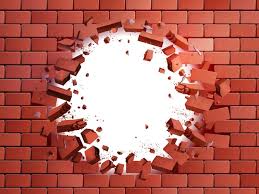 Realistic Brick Wall Hole Exploding