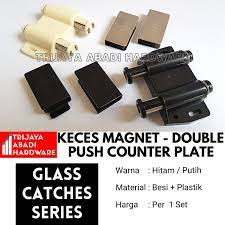 Double Glass Door Magnetic Catches