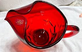 Vintage Viking Ruby Red 52 0z Glass