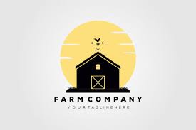 Farm House Logo Vector Design And Icon