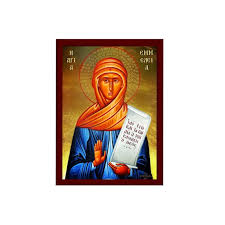 Saint Emmelia Icon Handmade Greek