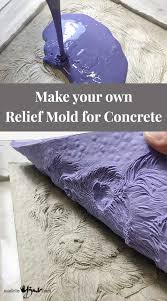 Make You Own Relief Mold For Concrete