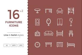 Furniture Icons Icon Initials Logo
