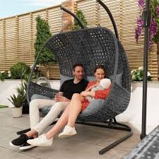 Double Hanging Egg Chair