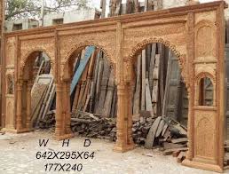 Carved Wooden Triple Arch At Best