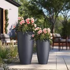 Sapcrete Plant Pots 13 5 X17 5 Granite