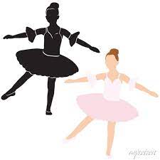 Silhouette Of A Dancing Ballerina