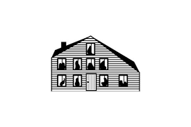 Saltbox House Canada Svg Cut File By