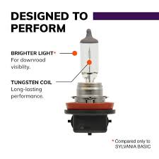 h11 xtravision halogen headlight bulb