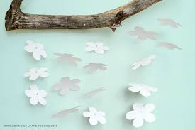Hanging Seed Paper Flowers Wall Art