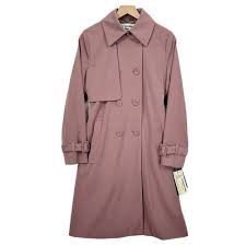 London Fog Solid Coats Trench Coats