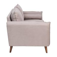 Taupe Fabric Seat Sofa