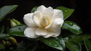 Beautiful White Gardenia Flower With