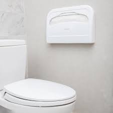 Mind Reader Wall Mounted Toilet Cover Dispenser Set Of 2 White White
