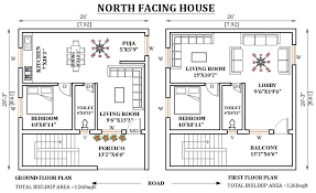 26 X28 North Facing House Plan Is