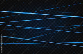 blue realistic laser beam background