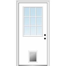 Prehung Front Door With Pet Door