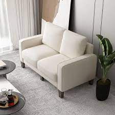 Modern Futon Loveseat Sofa