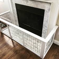 Farmhouse Fireplace Baby Gate