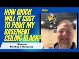 Cost To Paint A Basement Ceiling Black
