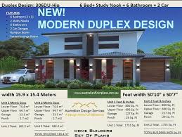 6 Bed Study Duplex Plan House Plan 3405